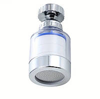 Водоощадна насадка на кран із фільтром-очисником, аератор, барботер