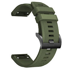 Силіконовий ремінець Primo для годинника Garmin Fenix 7X / Fenix 7X Pro / Fenix 8 51mm - Army Green