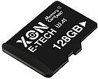 Карта пам'яті XON microSDXC 128GB Class 30 (A1) UHS-I/U3 + SD adapter (MCXC3128BA 0397) Чорна, фото 4
