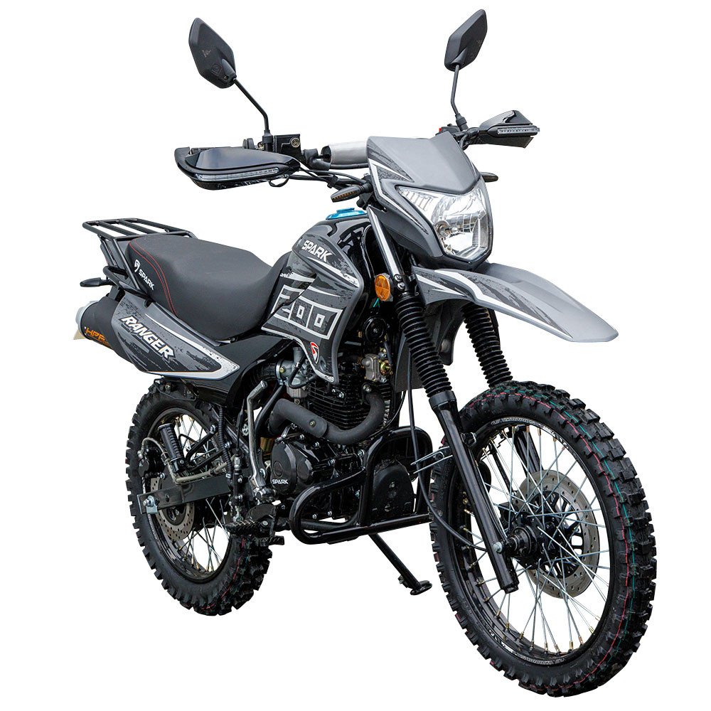 Мотоцикл Spark SP200D-4 (Заводське паковання) (Червоно-білий)
