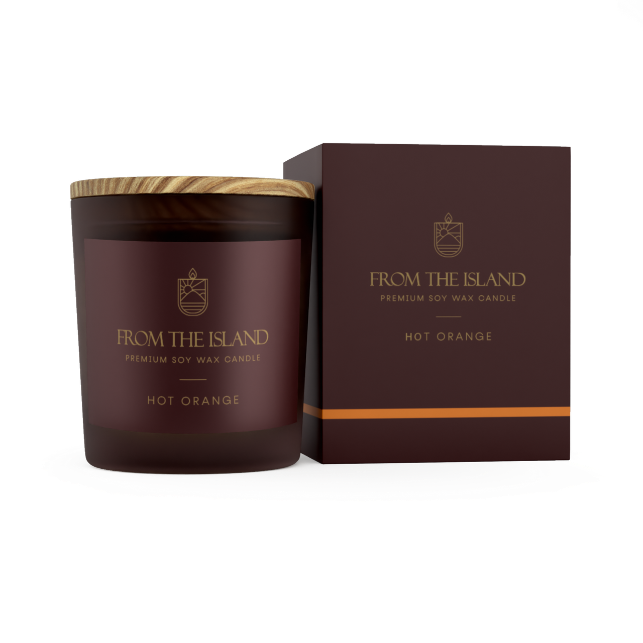 Ароматична свічка, From the Island, Гарячий апельсин, 250 мл, фото 1