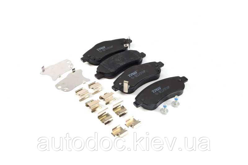 Колодка гальм. диск. HONDA CR-V III передн. (вир-во TRW), арт.GDB3445