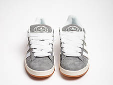 Чоловічі кросівки Adidas Campus 00s Grey/White сірі з білим, фото 2