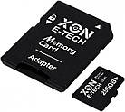 Карта пам'яті XON microSDXC 256GB Class 30 (V30) UHS-II/U3 + SD adapter (MCSX3256BA), фото 5