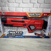 Водяний дитячий пістолет-бластер SQ01A 55см на акумуляторі із зарядкою від USB. Червоний, фото 4
