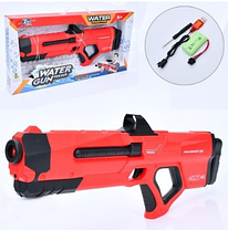 Водяний дитячий пістолет-бластер SQ01A 55см на акумуляторі із зарядкою від USB. Червоний, фото 5