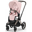 Cybex Priam 4.0 коляска 3 в 1 Peach Pink шасі Rosegold, фото 9