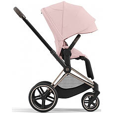 Cybex Priam 4.0 коляска 3 в 1 Peach Pink шасі Rosegold, фото 5