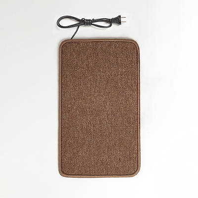 Коврик с подогревом 50×30 см с термоизоляцией Бежевый