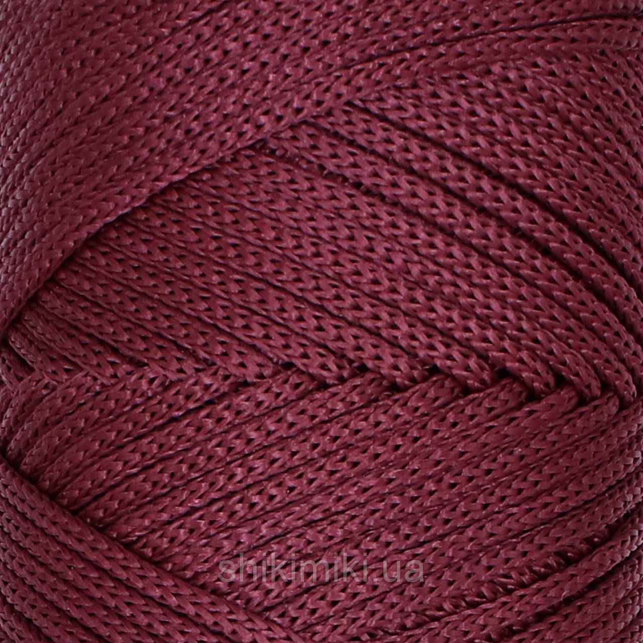 Трикотажний шнур PP Macrame XL , колір Марсала, фото 1