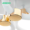 Люстра FELICITY GOLD 76Вт AL6134-1 ARD біла із золотом Ardero 2700К-6500К 8450Lm LED з пультом ДУ 615х415х130мм, фото 7