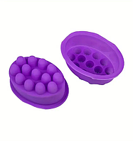 Силіконова форма для масажного мила на 125 г