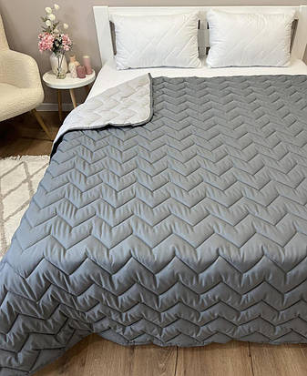 Ковдра літня євро розмір 200х215 антиалергенна двостороння, фото 2