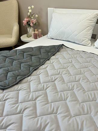 Ковдра літня євро розмір 200х215 антиалергенна двостороння, фото 1