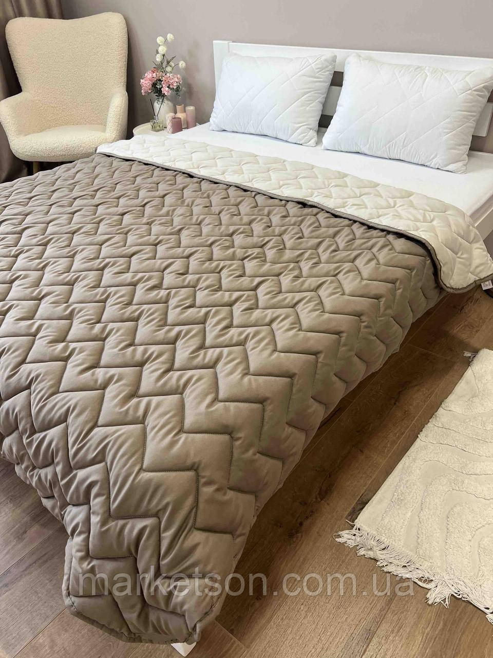 Ковдра літня євро розмір 200х215 антиалергенна двостороння