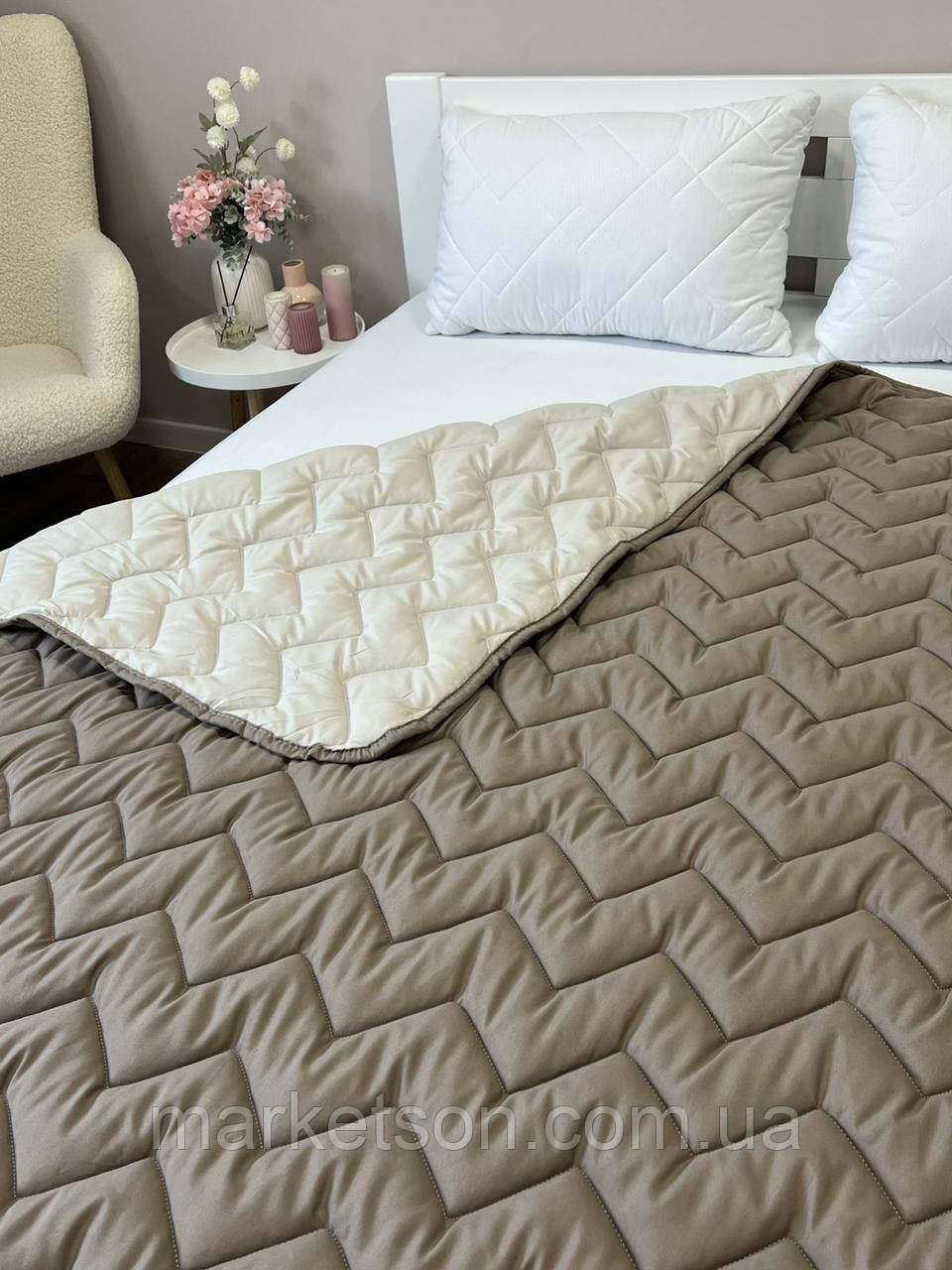 Ковдра літня євро розмір 200х215 антиалергенна двостороння