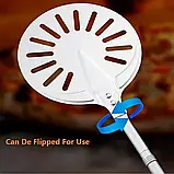 Лопата кругла поворотна для піци 23х121 см, фото 3