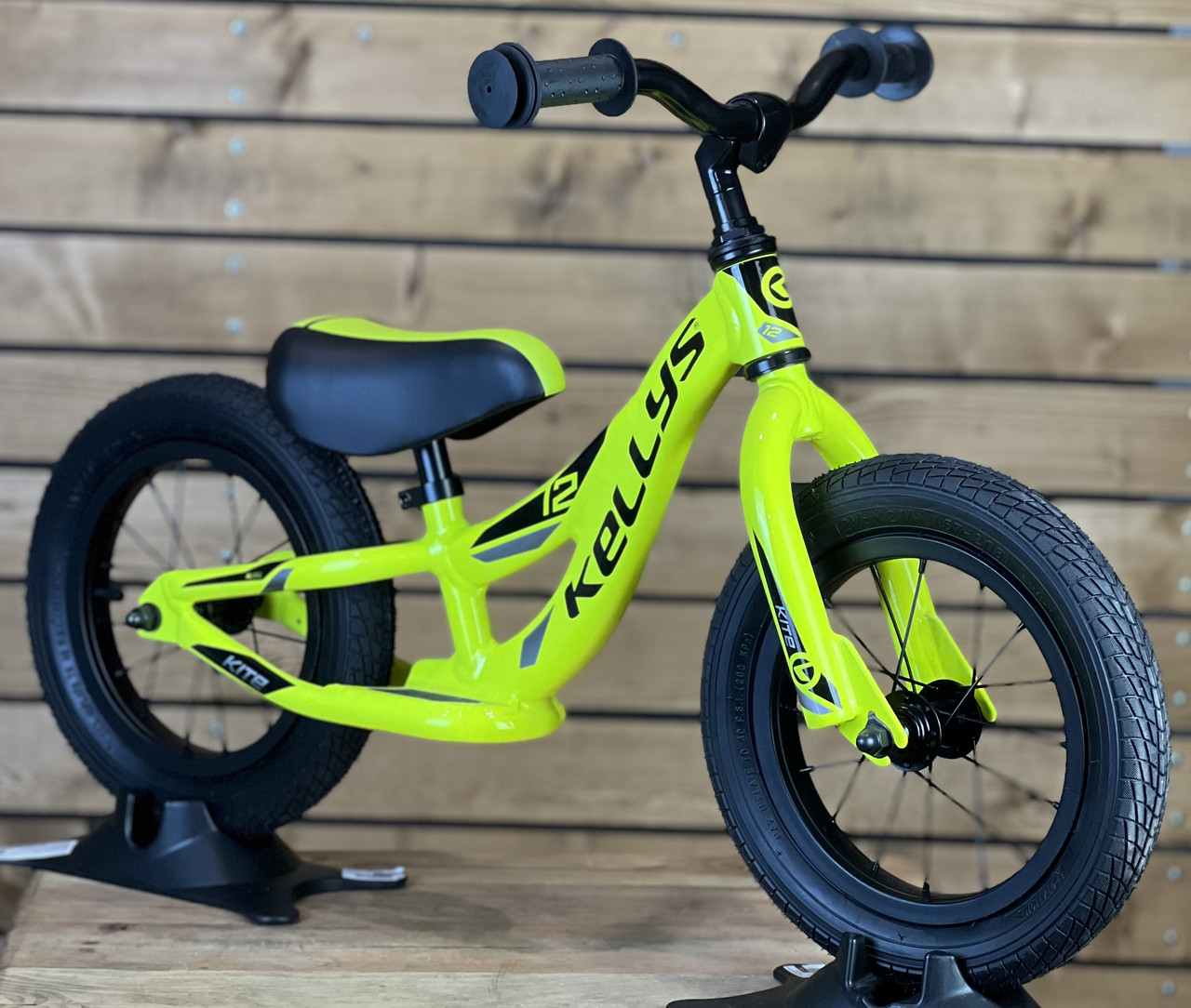 Біговел велобіг 12" Kellys Kite жовтий