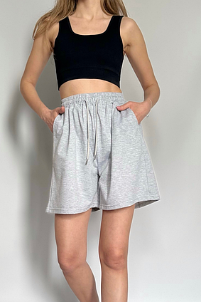 Трикотажні шорти бермуди BONNTEE сірий