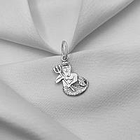 Срібний кулон - Знак зодіаку Водолій