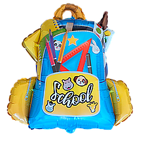 Фольгована кулька велика фігура Шкільний рюкзак 66 х 69 см Flexmetal в упаковці