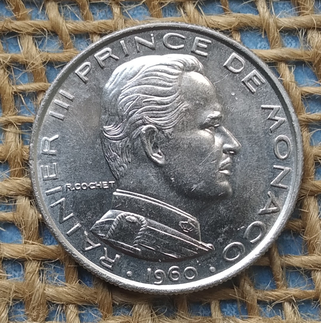 1 франк 1960 року. Монако
