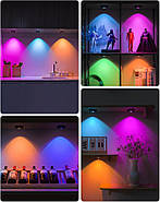 Акумуляторний світильник RGB WILLED 6 шт. з пультом дистанційного керування, фото 6