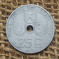 25 сантимiв 1942 року. Бельгiя