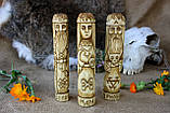 Статуетка-оберіг з дерева слов'янських богів 15 см поштучно і набором (пантеон), фото 3