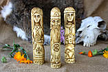 Статуетка-оберіг з дерева слов'янських богів 15 см поштучно і набором (пантеон), фото 4