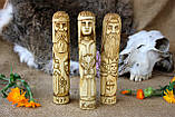 Статуетка-оберіг з дерева слов'янських богів 15 см поштучно і набором (пантеон), фото 5