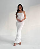 Базова силуетна сукня чорного кольору Тканина: мікродайвінг (Туреччина) Розмір 42-44, 46-48, фото 4