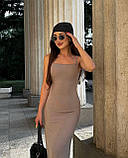 Базова силуетна сукня чорного кольору Тканина: мікродайвінг (Туреччина) Розмір 42-44, 46-48, фото 7