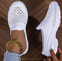 Розміри 36 37 38 Мокасини сабо жіночі Bull на підошві з піни, текстиль, білі