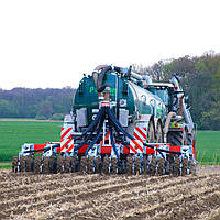 Аплікатор для внесення рідких органічних добрив VOLMER Agritec Strip Till CULEX ML 6.70