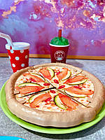 Набір продуктів Фастфуд, XJ368, піца, картопля-фрі, морозиво, напої, в коробці р.26,5*7,4*28,7 см, фото 2