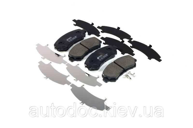 Колодка гальм. диск. NISSAN QASHQAI, передн. (вир-во REMSA), арт.1318.00