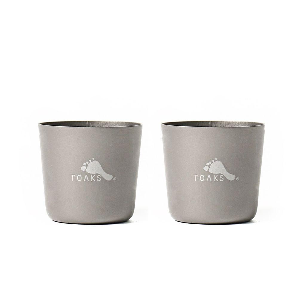Набір чарок з титану, стопки титанові Toaks 45 мл х 2 шт, фото 1