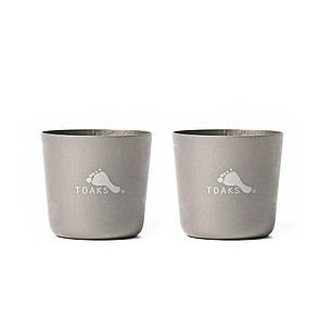 Набір чарок з титану, стопки титанові Toaks 45 мл х 2 шт