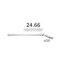 Труба проміжна Шкода Roomster 1.2