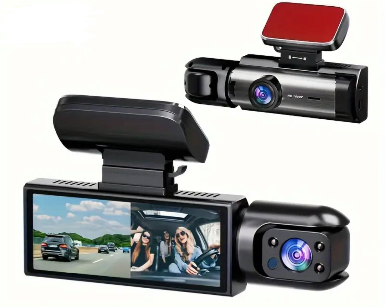 Автомобільний відеореєстратор Zkcamspy Full HD 1080 на 2 камери
