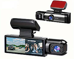 Автомобільний відеореєстратор Zkcamspy Full HD 1080 на 2 камери