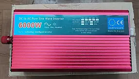 Перетворювач напруги 12-220V інвертор із чистою синусоїдою 6000W