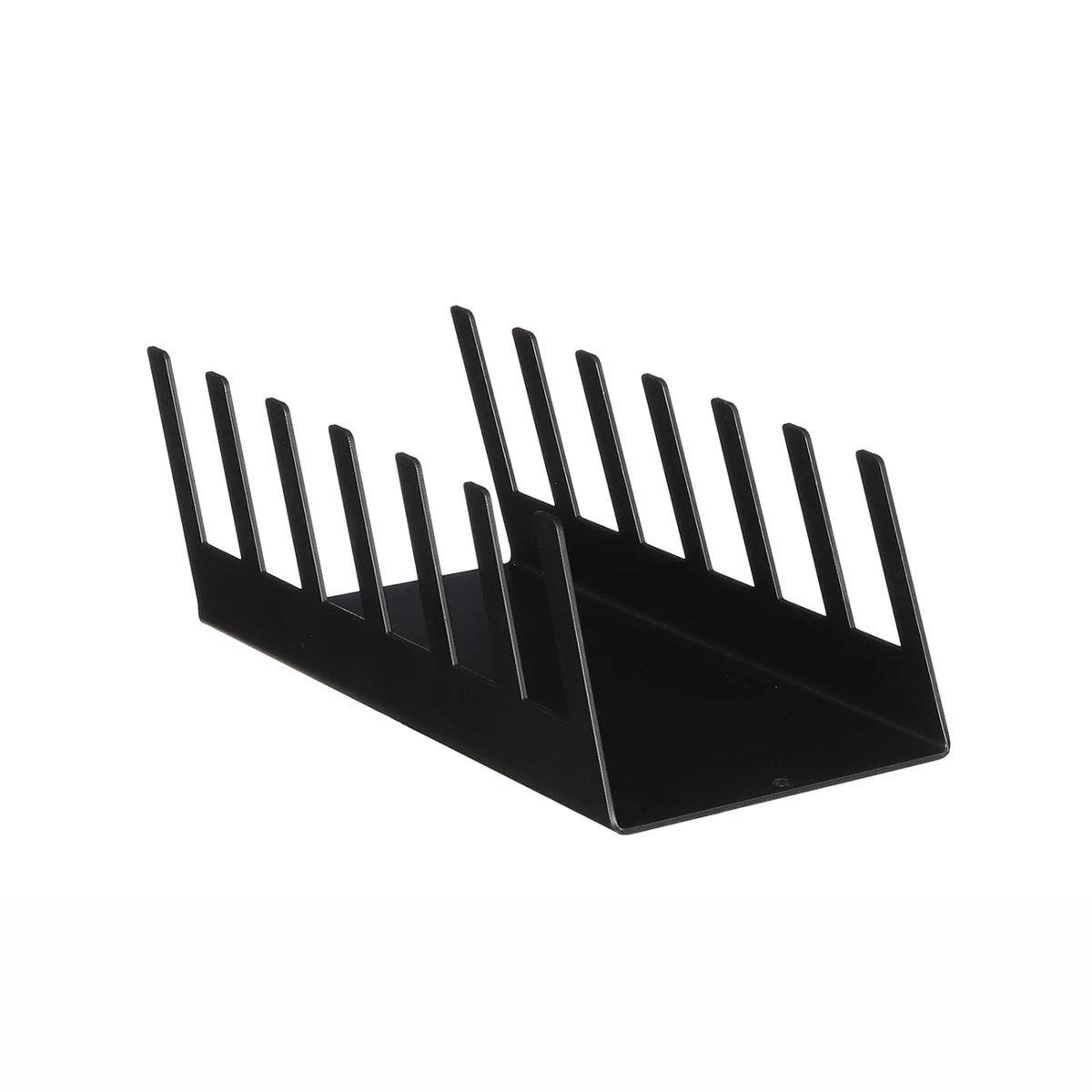 Підставка для тарілок з металу в чорному кольорі Edelman, фото 1