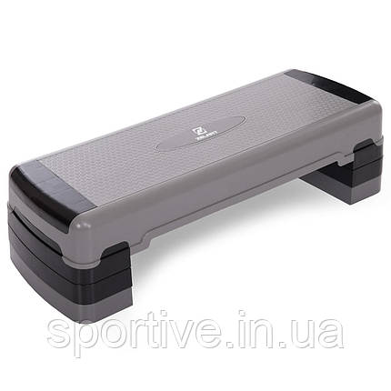 Степ-платформа для фітнесу й аеробіки 3 рівні висоти Zelart FI-2585 (MD1705) (PP, розмір, фото 1