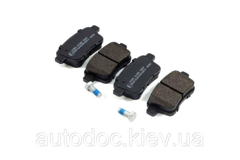 Колодка гальм. диск. RENAULT KANGOO задн. (вир-во ABS), арт.37665