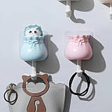 Гачки для ключів Котики RESTEQ 2 шт, ключниця Кіт у мішку, вішалка декоративна для ключів і рушників, фото 5