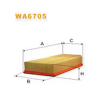 Фільтр повітряний Мерседес Бенз C-Class (W202) 2.0-2.7-3.2CDI