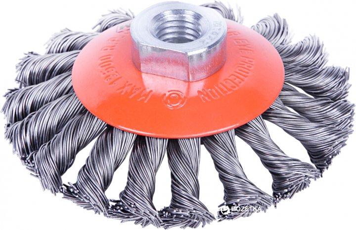 Щітка конусна плетена проволока 115 мм, фото 1