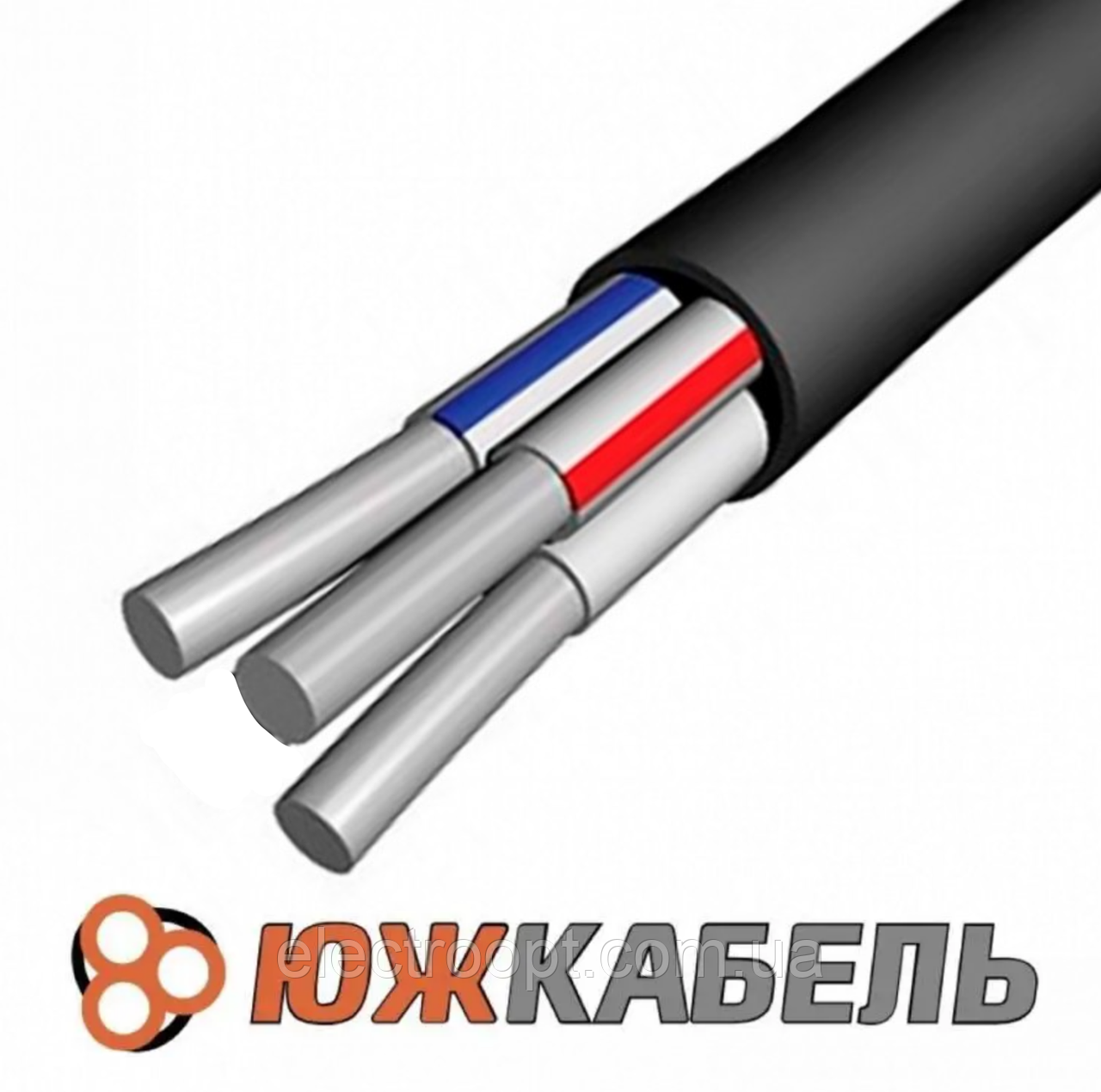 Алюмінієвий кабель АВВГ 3х2.5 Южкабель